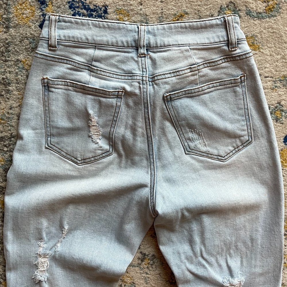 AFRM Ripped Step Hem Jeans - Picture 5 of 6